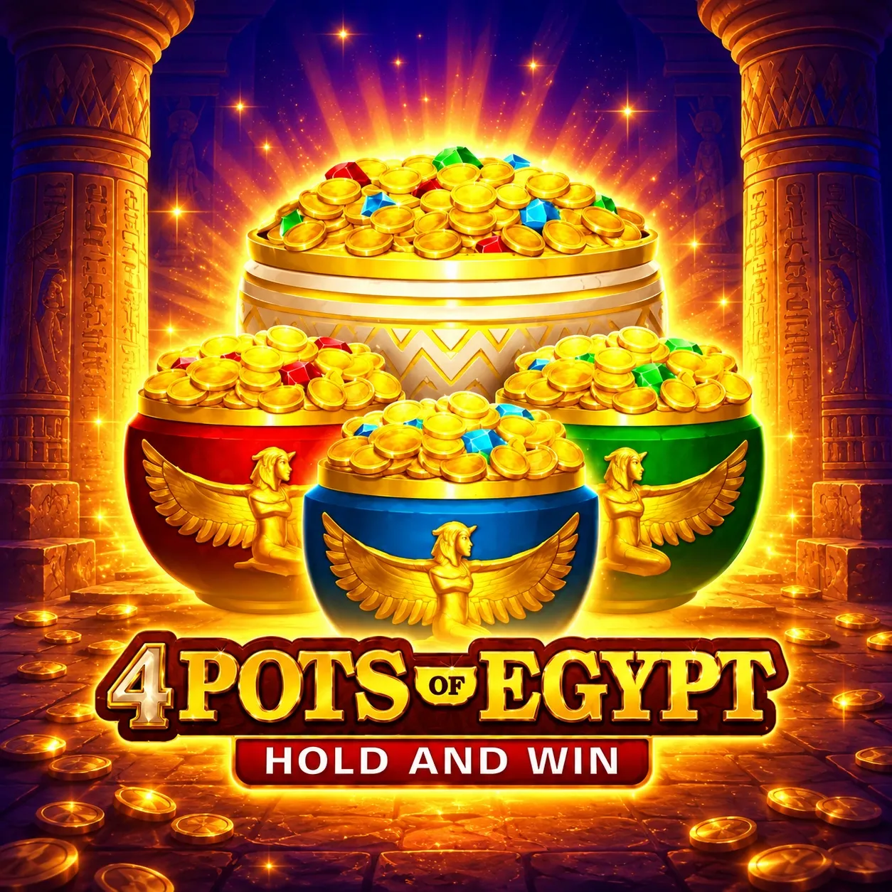 4 pots of egypt