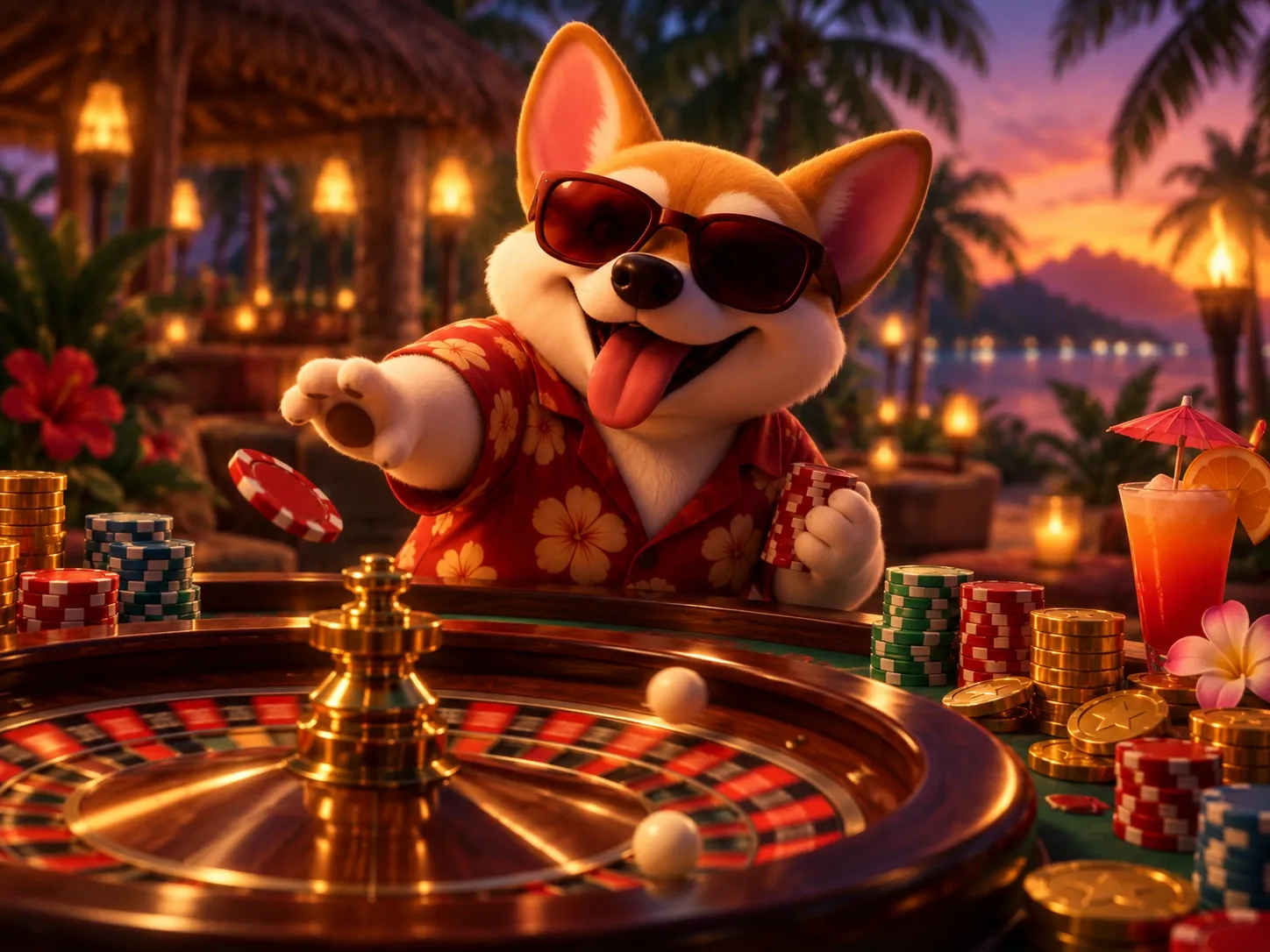 Orgi Tropical Roulette Casino Night